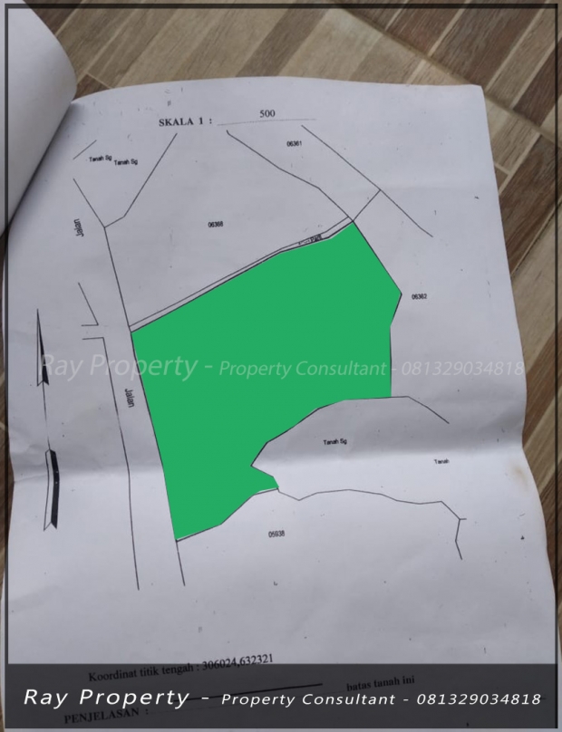 rumah tanah pabrik dijual